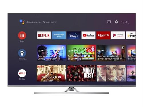 Philips 43PUS8506 - 43 diagonale klasse Performance 8500 Series led-achtergrondverlichting lcd-tv - Smart TV - Android TV - 4K UHD (2160p) 3840 x 2160 - HDR - licht zilver