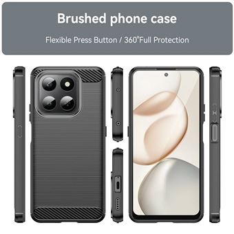 Coque Transparente Avec Lanière Pour Honor 400 Smart 5G - Silicone TPU, Cordon Réglable, Rose
