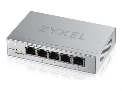 Zyxel GS1200-5V3 Managed L2 Gigabit Ethernet (10/100/1000) Desktop Grey