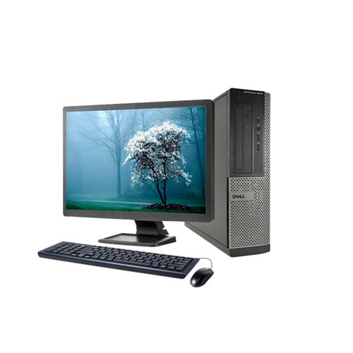 Unité centrale Dell 3010 SFF - Core i5 - RAM 8Go - HDD 1 To - Windows 10 - Ecran 22 - Reconditionné