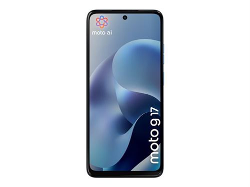 Motorola Moto G17 - 4G Smartphone - Double Sim - Ram 8 Go / Mémoire Interne 256Go - Microsd Slot - Écran LCD - 6.72" - 2400 X 1080 Pixels (60 Hz) - 3 X Caméras Arrière 50 Mp, 5 Mp - Front Camera 32 Mp - Pantone Alaskan Blue