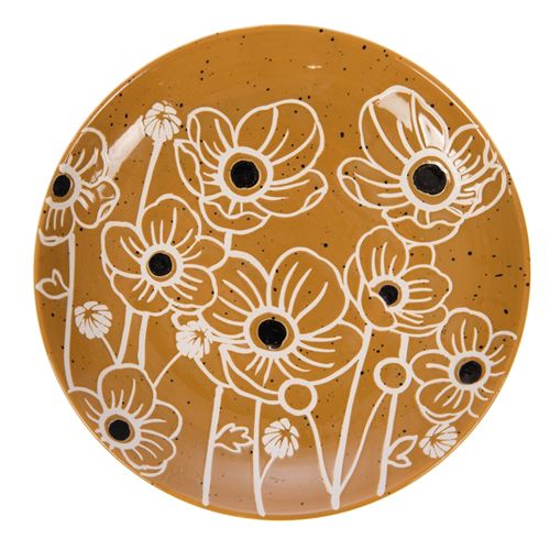 Non Communiqué Jaune Assiette À Dessert Melissa 21 Cm (Lot De 6) - Amadeus - Grès