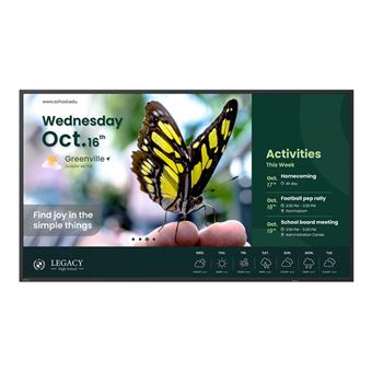 BenQ ST4304 - Classe de diagonale 43" ST04 Series écran LCD rétro-éclairé par LED - signalisation numérique - Android - 4K UHD (2160p) 3840 x 2160 - Direct LED - 1