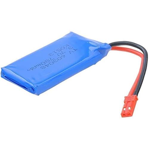 Batterie Lipo Rechargeable 3.7V 780mAh pour Drone Compatible avec Wltoys V636 V686, JJRC V686 Performances Optimisées 58 x 33,5 x 12 mm Bleu