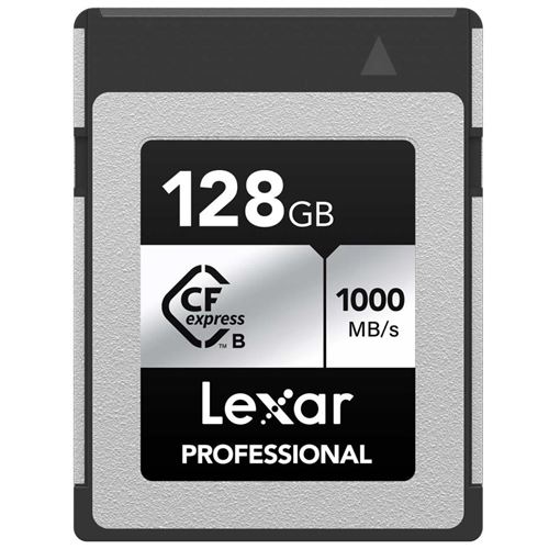 Carte mémoire CFexpress Lexar Professional type B 128 Go Argent