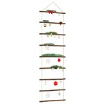 vidaXL Décoration murale en forme d'échelle 50x150cm branche naturelle4101015