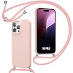 Coque et étui téléphone mobile Avizar Coque pour iPhone 16 Silicone Antichoc série Candy Rose