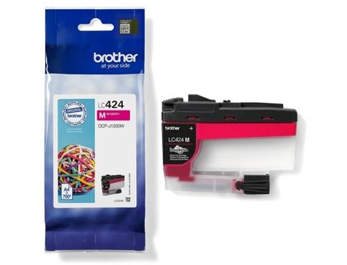 Cartouche d'encre Brother LC424M Magenta pour DCP-J1200W