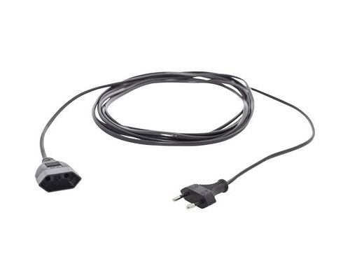 HAWA R698 alimentation Rallonge 16 A noir 5.00 m H03VVH2-F 2X 0,75 mm² plat