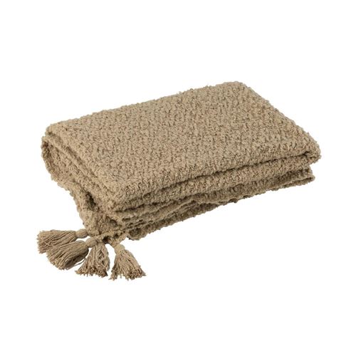 Maison et Styles - Plaid - 130x180 cm - Beige - Image 3