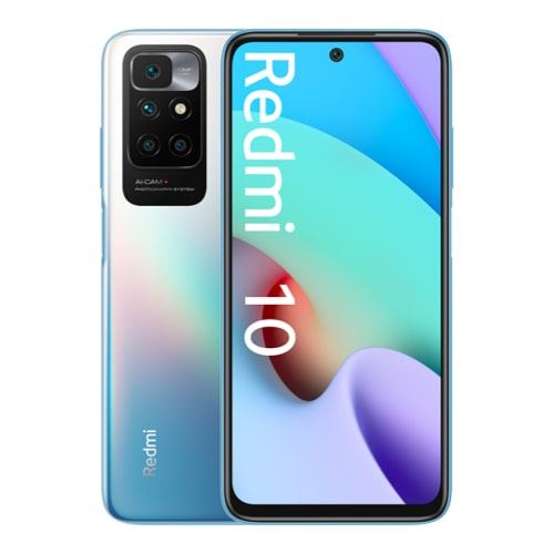 Redmi 10 MZB09 6.5 Pouces FHD+ MediaTek Helio G88 4Go 64Go Android 11 Bleu