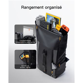 Dos étanche Sac A Dos Inateck Inateck Sac à Dos RollTop 22-26,8L