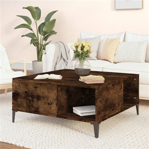 Vidaxl Table Basse Chêne Fumé - Image 3