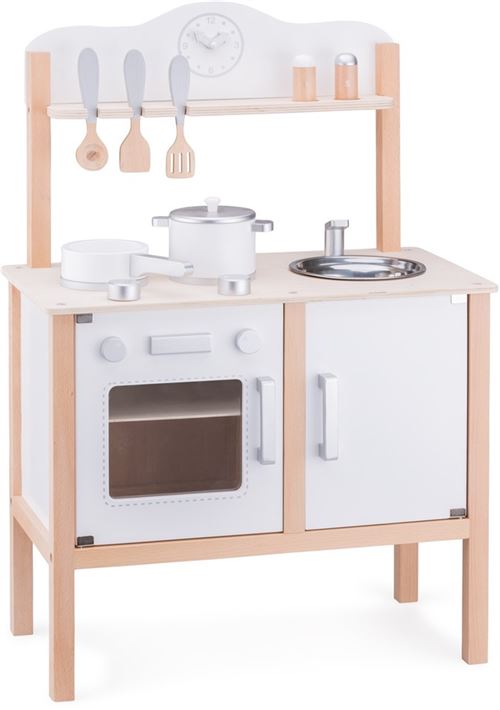 New Classic Toys - Speelkeuken - Wit - Inclusief Accessoires - Aanrechthoogte is 44 centimeter