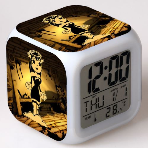 Réveil enfant LED Multifonctionnel Coloré - Bendy and the Ink Machine #11
