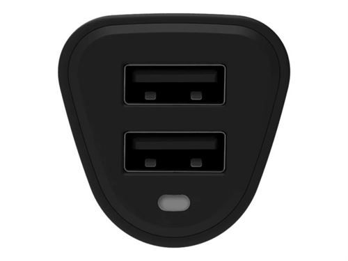 Griffin PowerJolt Dual Universal - Adaptateur d'alimentation pour voiture - 12 Watt - 2 connecteurs de sortie (USB) - noir