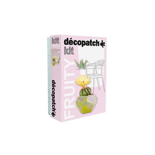 Décopatch - Kit fruity à décorer - Coffret créatif