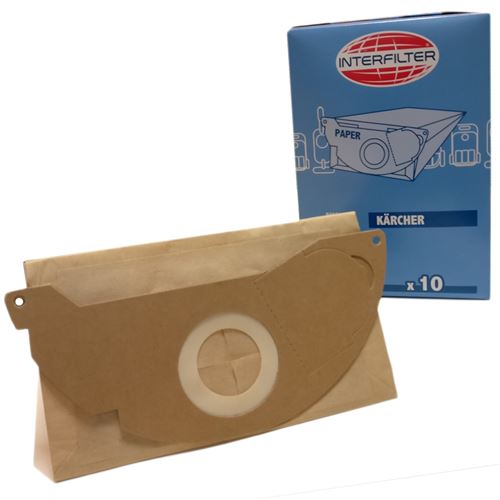 Boîte de 10 sacs microfibres Aspirateur 35601521 KARCHER - 35804