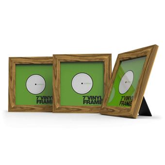 Glorious Vinyl Frame Set Rosewood 7 Inch Cadre Pour Vinyle Lot De
