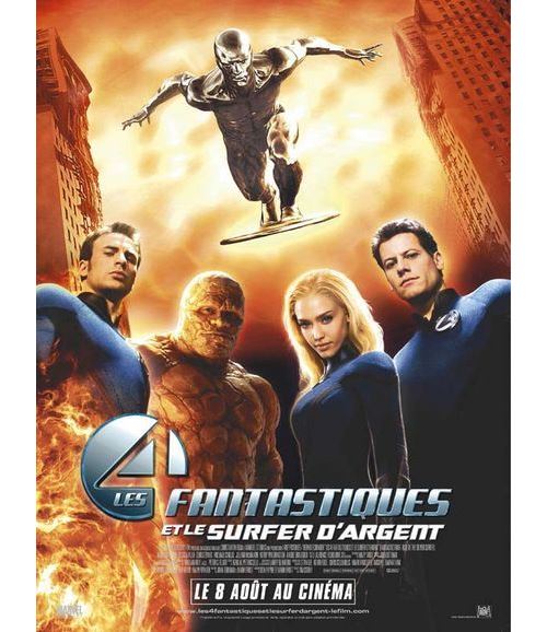 Les 4 Fantastiques Et Le Surfer D'argent (4: Rise Of The Silver Surfer) - AFFICHE CINEMA ORIGINALE