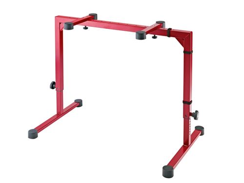 K&M 18810R - Stand Clavier Omega type table rouge rubis