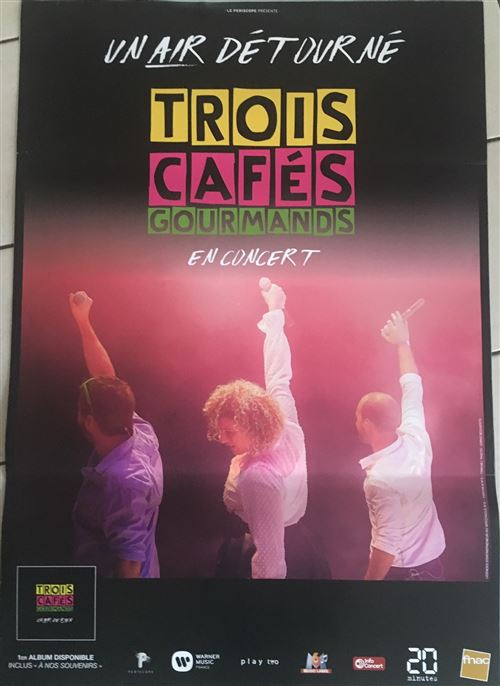 Trois Cafés Gourmands - En Concert / Un air Détourné - AFFICHE