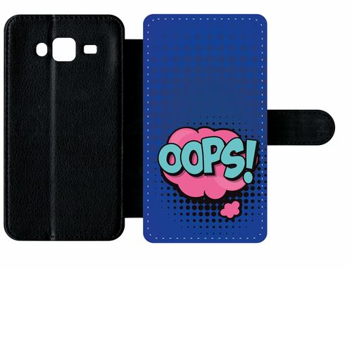 Etui À Rabat Samsung Galaxy J5 Oops Fond Bleu Lectrique