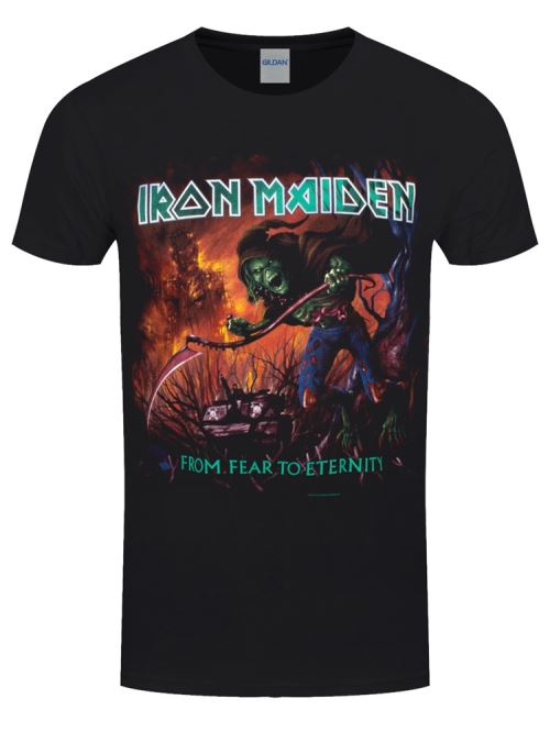 Iron Maiden T-Shirt Fear To Eternity Album Homme Noir - Taille S