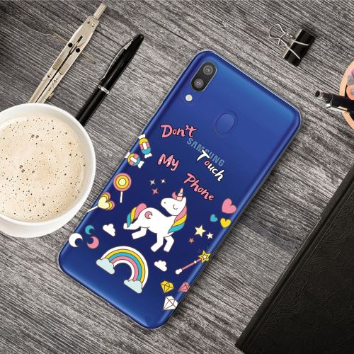 Coque en TPU impression de motifs clair Licorne pour votre Samsung Galaxy M20