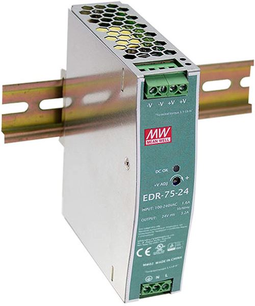 LevelOne Ind. Pow-2421 Bloc d'alimentation 24 VDC 75 W Rail DIN