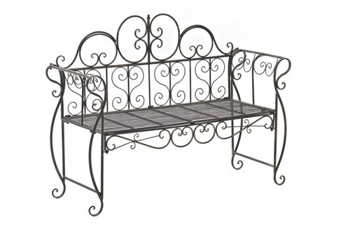 Banc de jardin Minna , Bronze