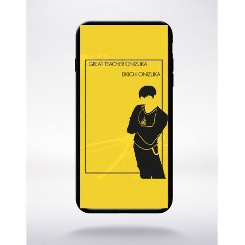 Coque great teacher onizuka compatible apple iphone 7 plus bord noir silicone