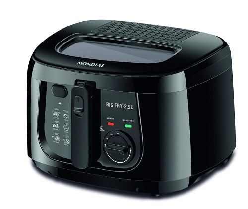 Mondial fT07 Friteuse, 2.5 liters, noir [Classe énergétique A++]