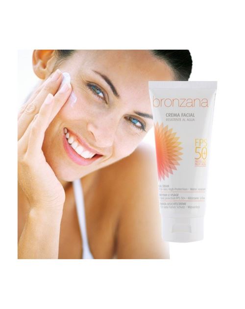 Creme solaire visage fps +50 bronzana