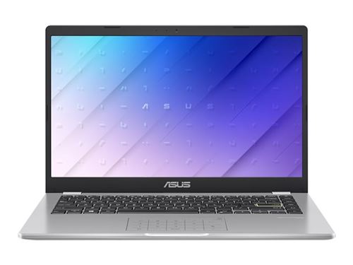 Asus E410Ma Bv483T - Conception De Charnière À 180 Degrés - Intel Celeron - N4020 / 1.1 Ghz - Windows 10 Home - UHD Graphics 600 - 4 Go Ram - 128 Go Emmc - 14" 1366 X 768 (Hd) - Wi-Fi 5 - Blanc De Rêve