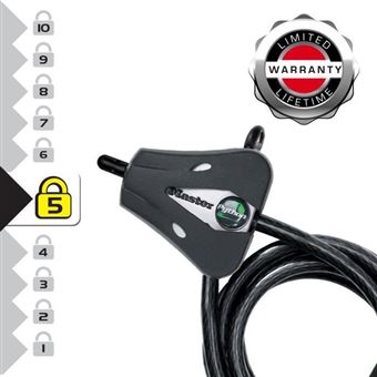 Câble Antivol Ajustable - Antivol Vélo - Câble De Cadenas À Code