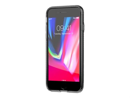 Tech21 Pure Carbon - Achterzijde behuizing voor mobiele telefoon - antraciet - voor Apple iPhone 7, 8
