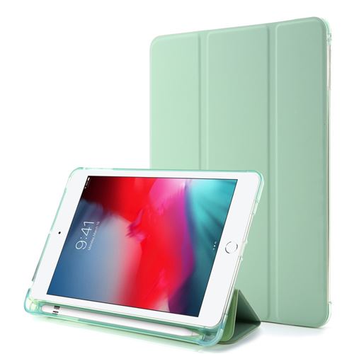 Générique Vert Clair Etui En Pu Avec Support Tripliure Et Porte-Stylo Pour Votre Apple Ipad Mini (2019) 7.9 Pouces/Ipad Mini 4