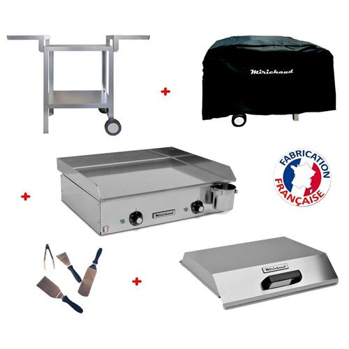 Pack plancha &eacute;lectrique NEO E530 + Chariot + accessoires - MIRICHAUD 