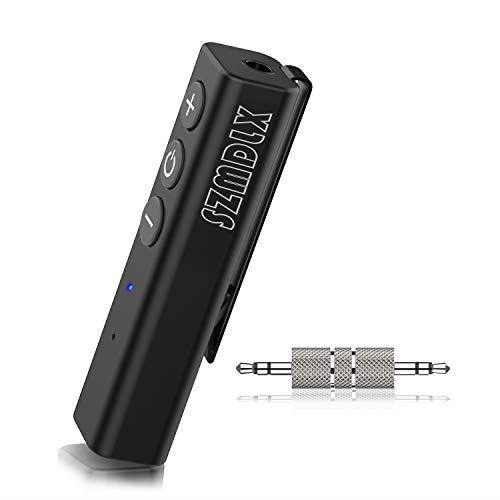 SZMDLX Récepteur Bluetooth, Récepteur Bluetooth 4.2 Mini Adaptateur avec Un Clip sans Fil Audio stéréo Home Musique Streaming/Kit Au