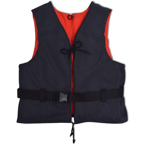 vidaXL Aide à la flottabilité 50 N 50-70 kg bleu marine