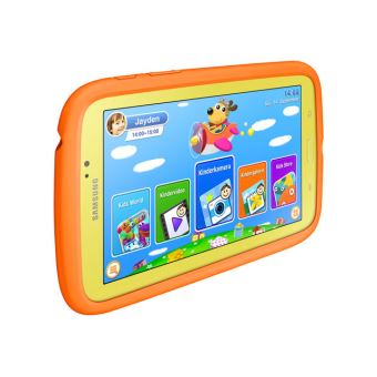 Samsung Galaxy Tab 3 Kids - Tablette - Android 4.1.2 (Jelly Bean) - 8 Go - 7"  TFT (1024 x 600) - Logement microSD - jaune - Tablette tactile - Achat &  prix | fnac