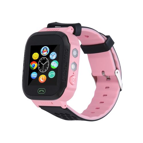 Q528 Montre intelligente avec GSM Locator écran Tracker SOS pour les enfants Enfants espagnol