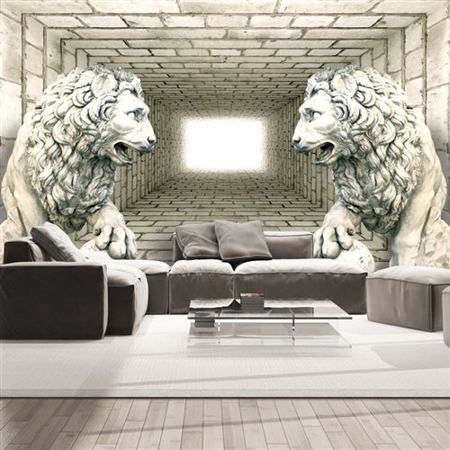 Papier peint Chamber of lions-Taille L 150 x H 105 cm