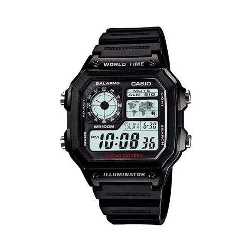 Casio Montre - Ae - Ae-1200Wh-1A - Digital - Noir - Verre Minéral - 42Mm