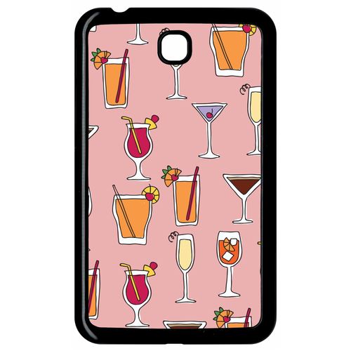 Coque Samsung Galaxy Tab 3 P3200 Cocktails Font Rose
