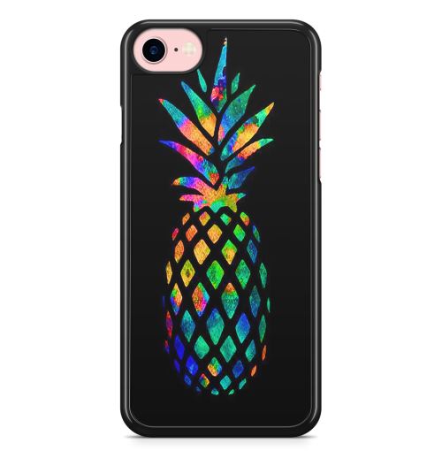 Coque Fifrelin pour iPhone 6 et iPhone 6S Bright Ananas Pineapple Rainbow