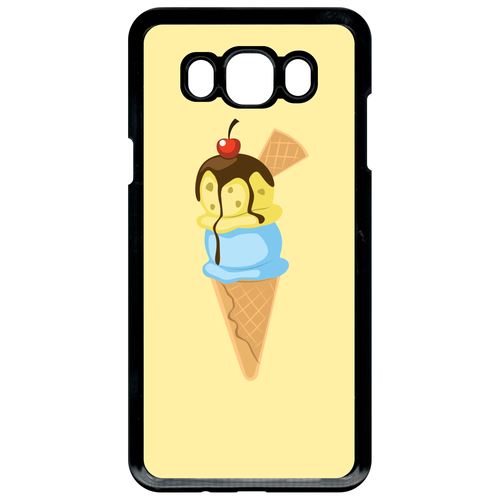 Coque Samsung Galaxy J7 (2016) Glace Cornet Jaune