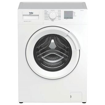 Beko DWTV6621XW1W - Machine à laver - largeur : 60 cm - profondeur : 44 cm - hauteur : 84 cm - chargement frontal - 39 litres - 6 kg - 1200 tours/min - blanc - 1