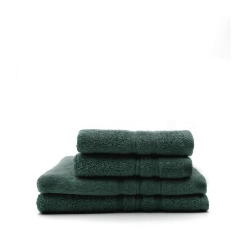 TODAY Lot de 2 Serviettes 50 x 100 cm + 2 Draps de bain 70 x 130 cm - 100% Coton - Émeraude